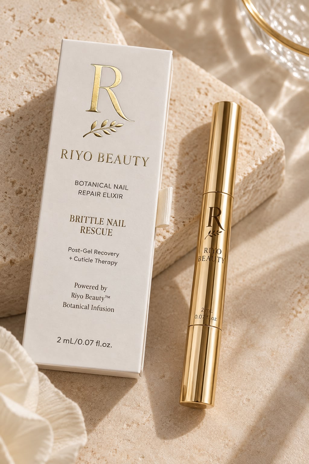 Botanical Nail Elixir Bottle + Pen Bundle